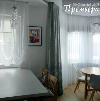 Текстильное оформление гостиной