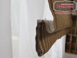 Римские льняные шторы в кухню