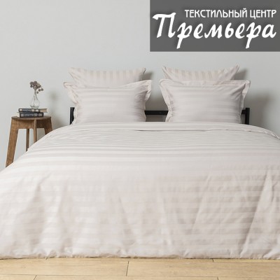 Простыня на резинке (Белый песок, Сатин, 160x200x30, Формула комфорта)