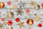 Рогожка Тейк Новогодние игрушки